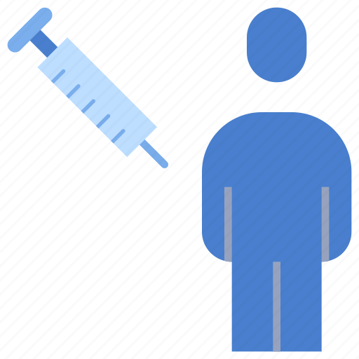 Injection, injecting, syringe, vaccine, treatment, patient icon - Download on Iconfinder