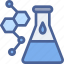 chemistry, flask, lab, beaker, molecule, science, laboratory, biology, chemical