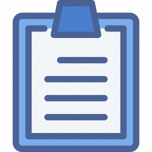 Clipboard, checklist, list, document, report, note, paper icon - Download on Iconfinder