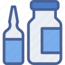 vaccine, bottle, ampoule, medicine, pharmacy, medical, liquid