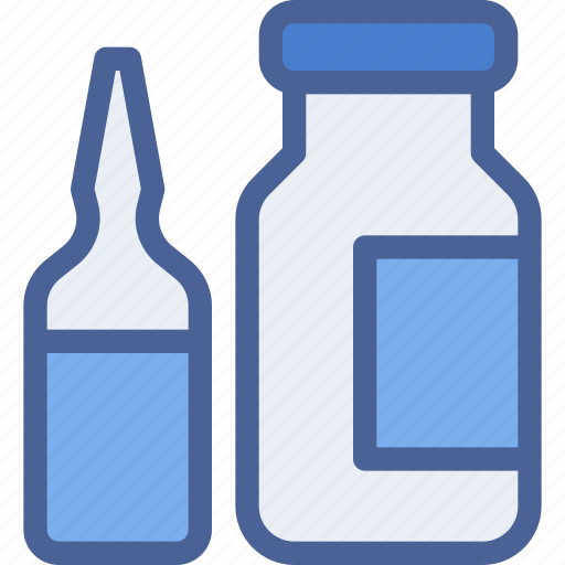 Vaccine, bottle, ampoule, medicine, pharmacy, medical, liquid icon - Download on Iconfinder