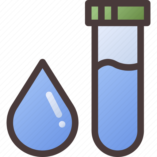 Test, tube, vaccine, development, drop, chemistry, chemical icon - Download on Iconfinder
