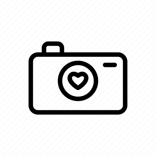 Camera, heart, love icon - Download on Iconfinder