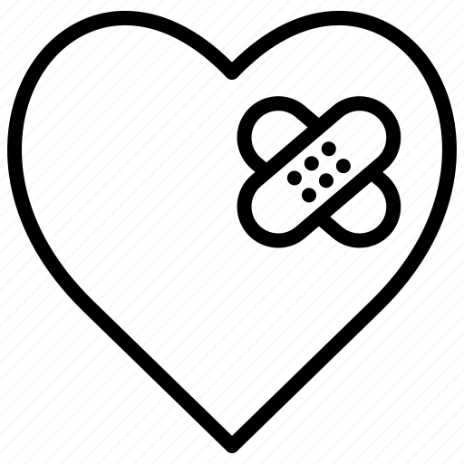 Valentine, broken heart, love, heartache, heart, sad icon - Download on Iconfinder
