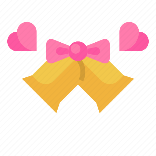 Valentine, bell, wedding, love, valentines, romantic icon - Download on Iconfinder