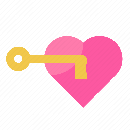 Valentine, unlock, love, valentines, romantic, heart icon - Download on Iconfinder