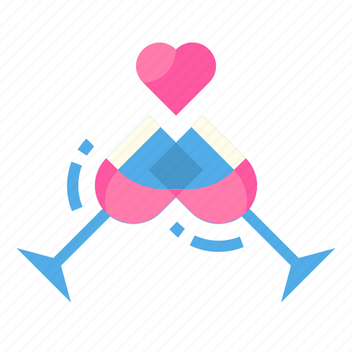 Valentine, wine, love, valentines, romantic, dinner icon - Download on Iconfinder