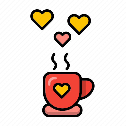 Cofee, love, valentine, happy, romantic, celebration, romance icon - Download on Iconfinder