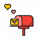 mailbox, valentine, happy, romantic, celebration, romance