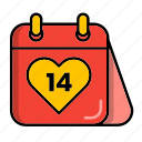 calendar, valentine, happy, romantic, celebration, romance