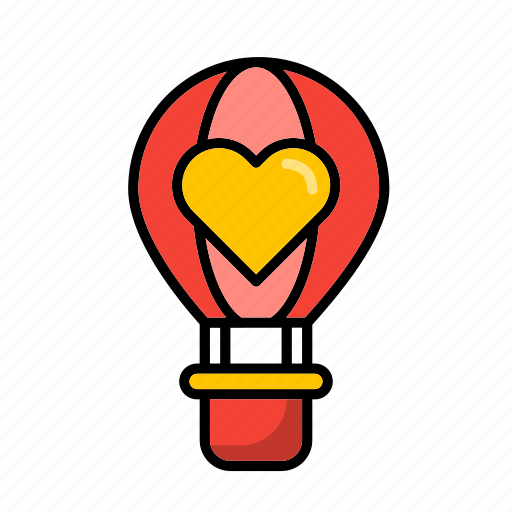 Air, baloon, valentine, happy, romantic, celebration, romance icon - Download on Iconfinder