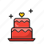 cake, valentine, happy, romantic, celebration, romance 