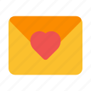 love, letter, message, valentine