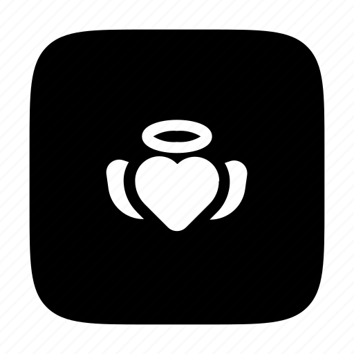 Angel, heart, wings, valentine, wing, love, and icon - Download on Iconfinder