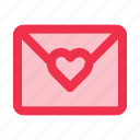 love, letter, message, valentine