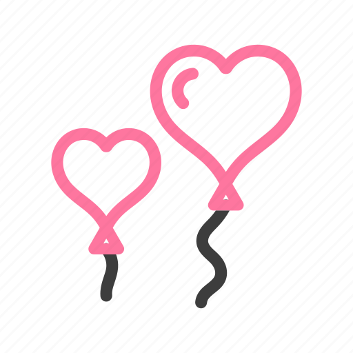 Valentine, love, ballon icon - Download on Iconfinder