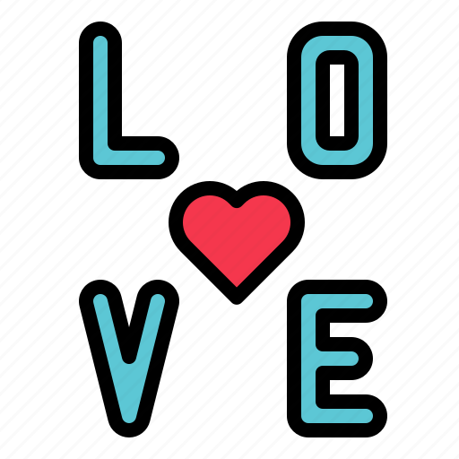 Alphabet, heart, love, valentine icon - Download on Iconfinder
