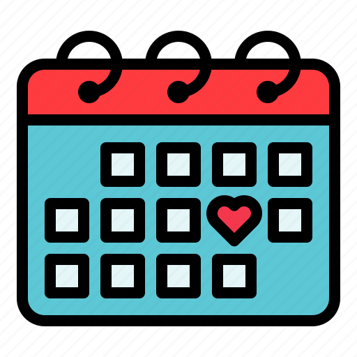 Appointment, calendar, date, love, valentine icon - Download on Iconfinder