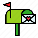 letter, letterbox, love, mailbox, postbox, valentine