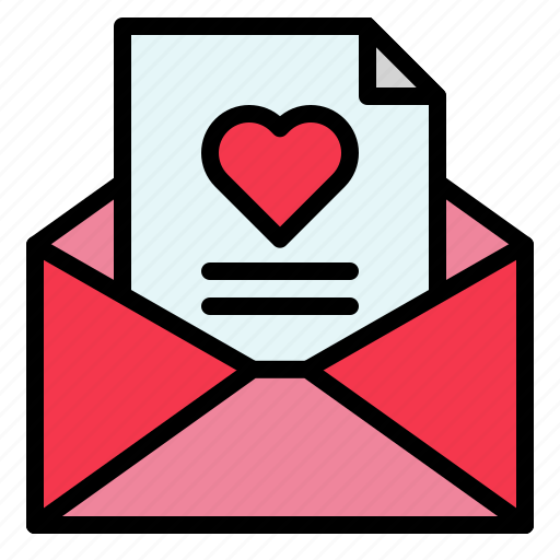 Envelope, letter, love, mail, valentine icon - Download on Iconfinder