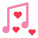 love, music, music note, note, romance, valentine