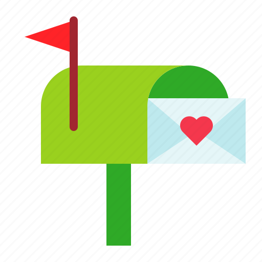 Letter, letterbox, love, mailbox, postbox, romance, valentine icon - Download on Iconfinder