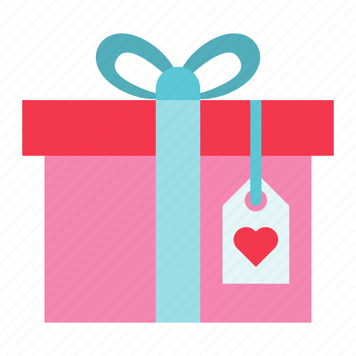 Gift, gift box, love, present, romance, valentine icon - Download on Iconfinder