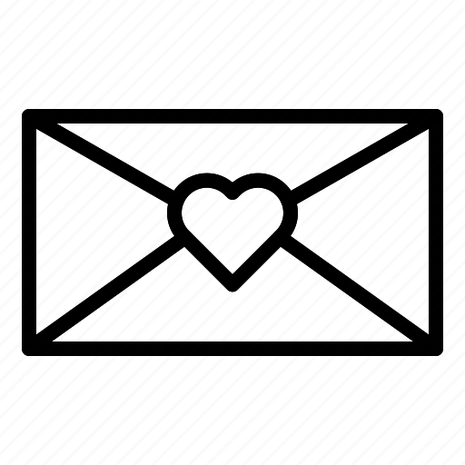 Envelope, letter, love, mail, romance, valentine icon - Download on Iconfinder