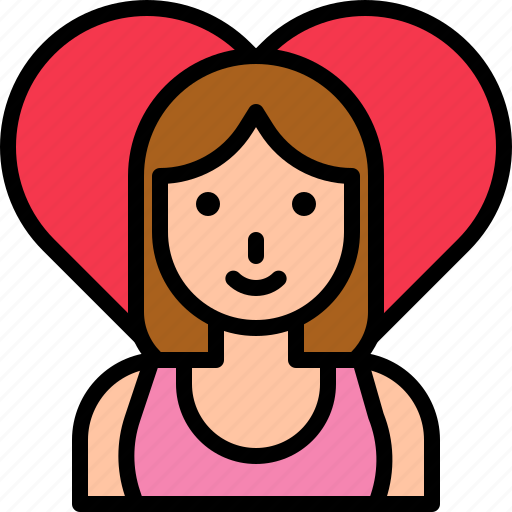 Female, love, valentine, woman icon - Download on Iconfinder