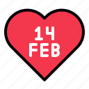 february, heart, love, valentine
