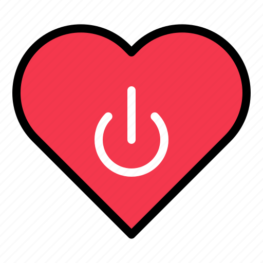 Love, off, on, power, valentine icon - Download on Iconfinder