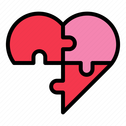 Heart, jigsaw, love, missing, puzzle, valentine icon - Download on Iconfinder