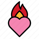 burn, fire, hot, love, valentine