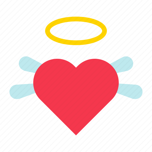 Heart, love, romance, valentine, wing icon - Download on Iconfinder