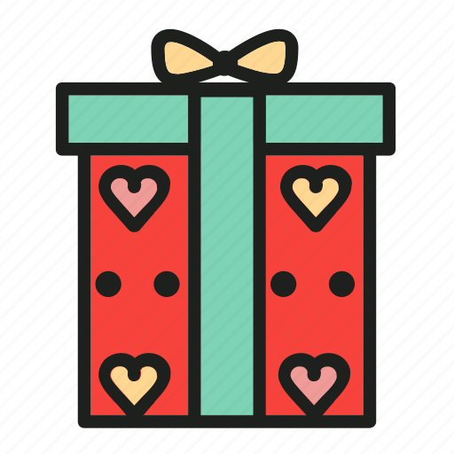 Gift, heart, love, present, valentine icon - Download on Iconfinder