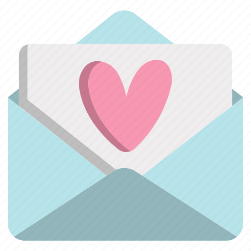 Heart, letter, love, message, romance, valentine icon - Download on Iconfinder