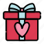box, day, gift, present, valentine 