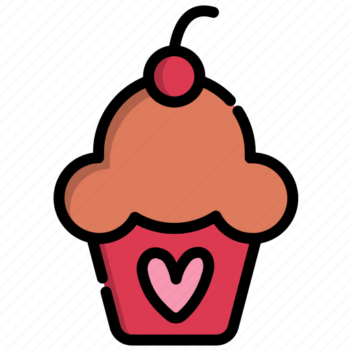 Cake, cupcakes, day, dessert, food, sweet, valentine icon - Download on Iconfinder