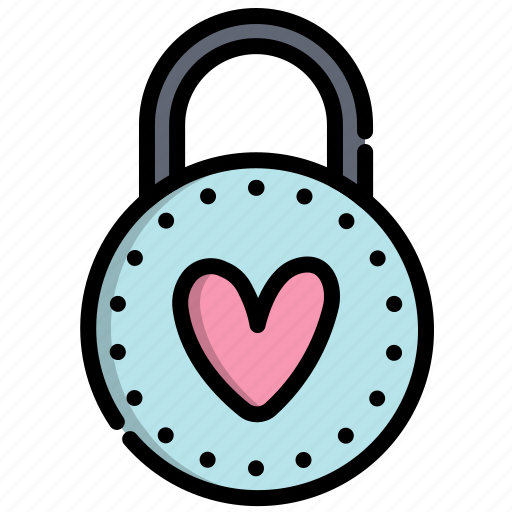 Day, heart, love, padlock, valentine icon - Download on Iconfinder