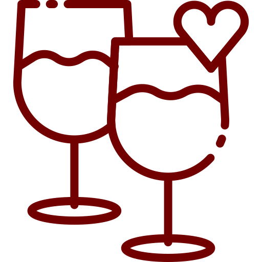 Beverage, day, drink, glass, glasses, love, valentine icon - Free download