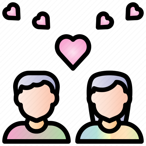 Couple, valentine, heart, love, pair, romantic, wedding icon - Download on Iconfinder