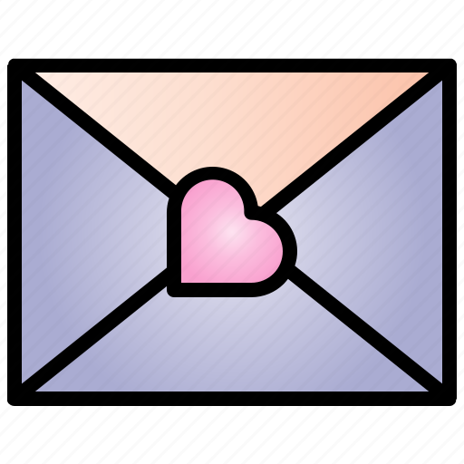 Envelope, valentine, heart, love, mail, email, valentines icon - Download on Iconfinder