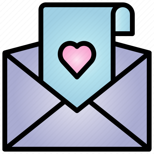 Love, letter, valentine, heart, correspondence, mail, message icon - Download on Iconfinder
