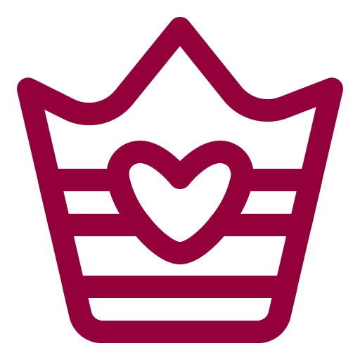 Crown, king, prince, love, heart, february, valentine icon - Free download