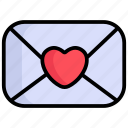 love message, letter, envelope, love mail, email, heart