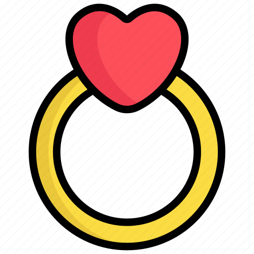Ring, engagement, love, romance, diamond, heart, valentine icon - Download on Iconfinder