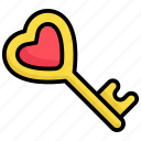 love key, love, key, valentines, heart key, romance, heart