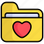 folder, romantic, document, file, heart, valentine 