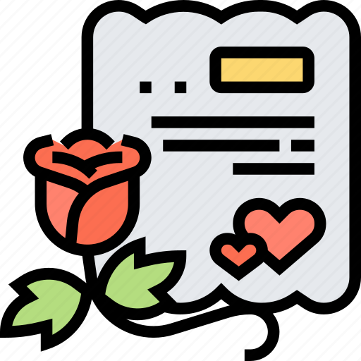 Card, romance, greeting, message, note icon - Download on Iconfinder