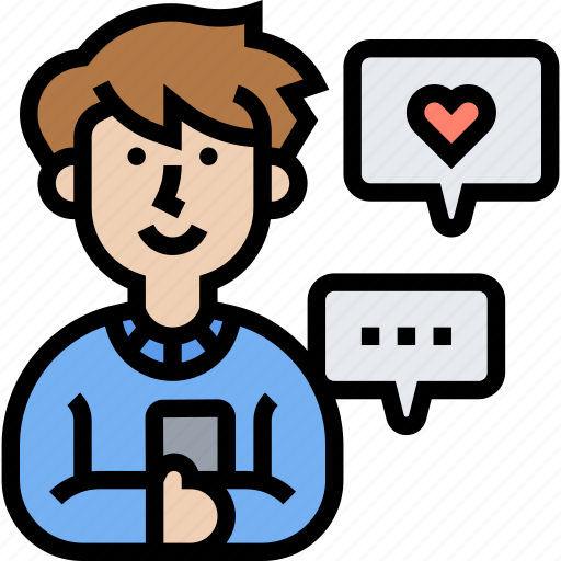 Message, love, chat, texting, communication icon - Download on Iconfinder